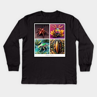 Large Mythical Insects Poster Kids Long Sleeve T-Shirt